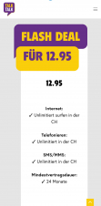 Swiss UNLIMITED LEBENSLANG 12.95 Franken