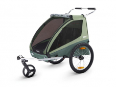 Thule Veloanhänger Coaster XT in olivgrün
