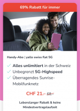 yallo Rabatt zum Valentinstag: swiss flat 5G