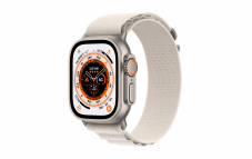 Apple Watch Ultra GPS + Cellular, 49mm Titaniumgehäuse mit Alpine Loop, Polarstern - Medium bei digitec
