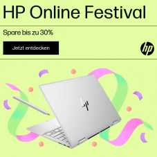 Spare bis zu 30% im HP Online Festival