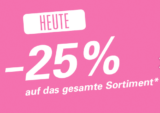 25% auf nicht reduzierte Ware bei Ochsner Shoes
