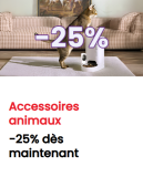 Tierzubehör bei Conforama: -25% auf die neue Kollektion
