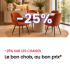 Stuhl-Aktion: -25% auf Esszimmer- und Polsterstühle bei Conforama