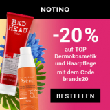 Notino: 20% auf viele Haar- und Hautkosmetikmarken z.B. Schwarzkopf, Vichy und La Roche-Posay