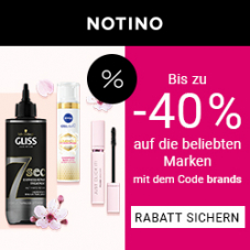 Bis zu 40% auf beliebte Marken bei Notino z.B. L’Oréal, Gillette, Schwarzkopf, Axe etc.