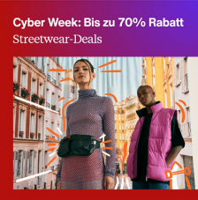 Zalando Cyber Deals bis zu 70% Rabatt auf Streetwear