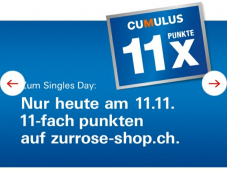 ZurRose: 11-fach Cumulus Punkte auf alles*
