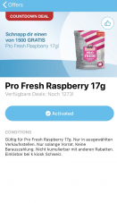 Gratis Pro fresh Raspberry