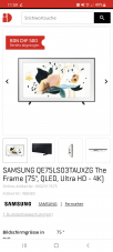Samsung 75″ the Frame zum Bestpreis