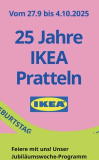 Hey! 25 Jahre IKEA Pratteln: Erhalte einen CHF 25.- Gutschein bei einem Einkauf über CHF 125.-