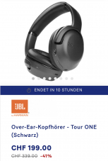 JBL Tour ONE Over-Ear Kopfhörer zum Bestpreis!