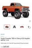RC Fahrzeug: Traxxas TRX-4 Chevy K10 High Lift