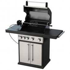 4-Brenner Gasgrill Primotecq BBQ 560 mit 20.7kW Gesamtleistung inkl. Hülle + Drehspiesset für 489 Franken