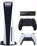 Sony Playstation 5 + Samsung SSD 980 Pro mit Heatsink + DS5 Controller Black