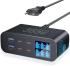 YSYFAD 365W USB C Ladegerät Mehrfach mit LED Anzeige, YSYFAD 6-Port GAN USB Ladestation PD USBC