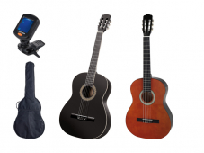 Konzertgitarren-Set, 5-teilig für nur 66.-