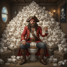 Lebensvorrat Toilettenpapier