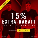 15% Extra-Rabatt auf Nike-Artikel bei Tennis-Point, z.B. Nike Court Pure Longsleeve Damen für CHF 47.52 statt CHF 55.90