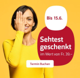 Sehtest kostenlos bei McOptik