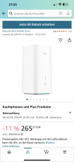 Amazon – Huawei 5G CPE Pro 2 Telekom – H122-373 / CHF 265.27