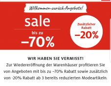[Offline Deal] Manor auf bereits bis zu 70% Reduzierte Sachen