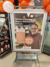 (lokal LU) Neueröffnung Migros Wohncenter Emmen mit 10% auf alles