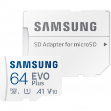 Samsung Speicherkarte »EVO Plus 64GB microSDXC Full HD inkl. SD-Adapter« bei Ackermann
