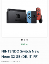 Nintendo Switch New Neon
