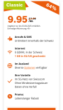Lebenslanger Rabatt 9.95 Swisscom Netz mit 5G