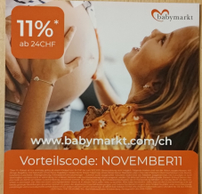 11% Rabatt bei Babymarkt