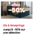 Bis zu 50% Rabatt auf ausgewählte Betten und Boxspringbetten bei Conforama