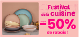 Festival de la cuisine bei Conforama: Bis zu -50% auf Küchenartikel und Geschirr