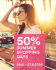 50% SUMMER SHOPPING DAYS