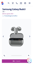 Samsung Galaxy Buds3 (Nur noch lokal in den Stores)