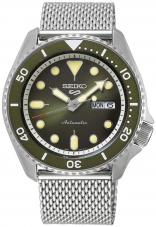 Seiko 5 Sports Automatikuhr in Dunkelgrün