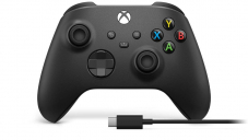 Microsoft Xbox Wireless Controller in Weiss & Schwarz, auch inkl. Kabel bei MediaMarkt für 44 Franken