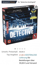 Pegasus Detective Brettspiel zum Bestpreis