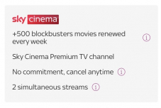 Sky Cinema CHF 5.-/Monat während 3 Monaten (statt CHF 9.90/Monat)