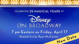 Disney on Broadway Jubiläumskonzert gratis bei YouTube streamen