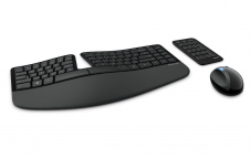 MICROSOFT Sculpt Ergonomic Desktop kabellose Maus + Tastatur + Ziffernblock im Set bei MediaMarkt