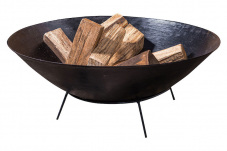 Jumbo - Feuerschale schwarz Ø70xH26 cm bei Abholung
