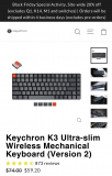 20% off Keychron keyboards
