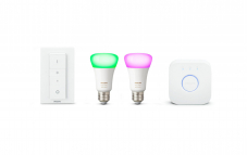 Philips Hue White & Color Ambiance E27 Starter Set mit Dimmer bei microspot