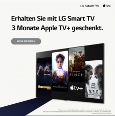 3 Monate gratis AppleTV+ in deinem LG Fernseher