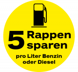 Coop Pronto 5 Rp pro Liter – auch ohne Supercard