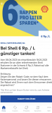 Lidl Plus - Shell Tankstelle 6 Rp. / L günstiger tanken