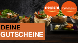 Negishi & Nooch Gutscheine mit bis zu 30% Rabatt ab CHF 30.- Bestellwert im Take Away oder Lieferung bis 10.09.2023