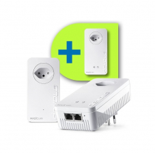 Kaufe ein Magic 2 WiFi 6 Starter und erhalte ein WiFi Gerät gratis von Devolo dazu