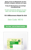 10% Rabatt auf Deine Washo-Bestellung